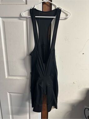 Voler Men’s Large Cycling Bib Shorts Black Padded Road Bike Bibs USA Made